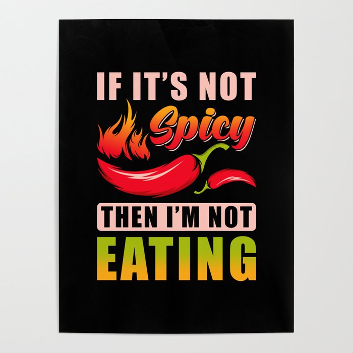 Chili Spicy Food Poster