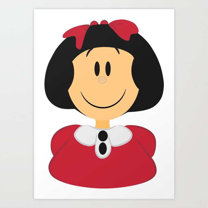 Mafalda Art Print By Emescolors Society6
