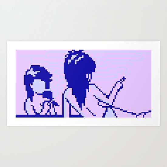Cold Spectral Babes Art Print