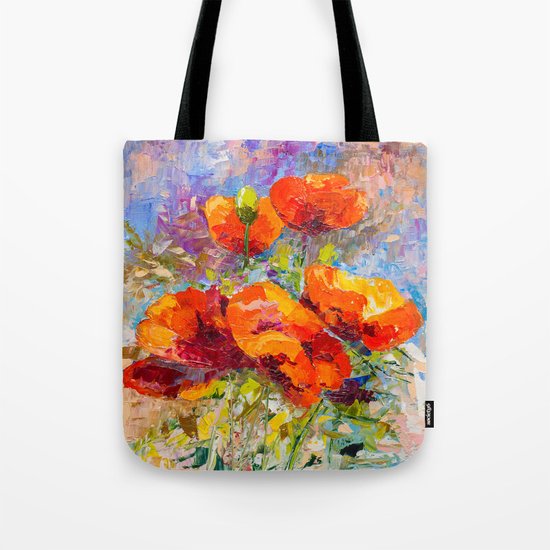 Wild poppies Tote Bag