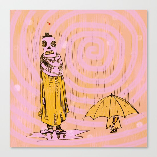 rainy day Canvas Print