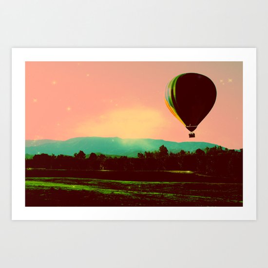 Hot Air Balloon Art Print