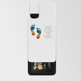 Go Barefoot - Sympathy Condolence Bereavement Art Android Card Case