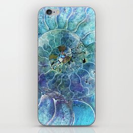 Aqua seashell - mother of pearl - Beautiful backdrop iPhone Skin
