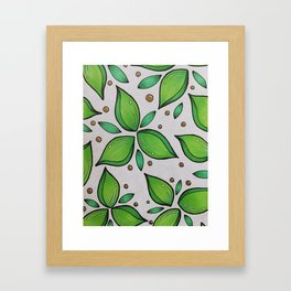 Leafy Greens Framed Art Print