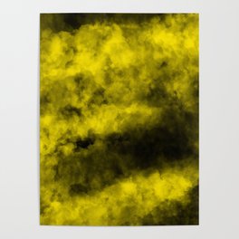 Yellow Clouds Poster
