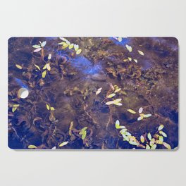 Leaves Floating in Water Cutting Board