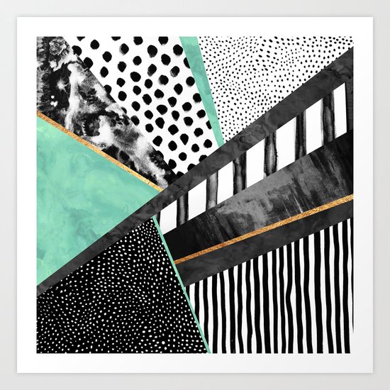 Lines & Layers 3 Art Print
