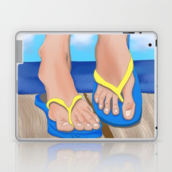 flip-flops Laptop & iPad Skin