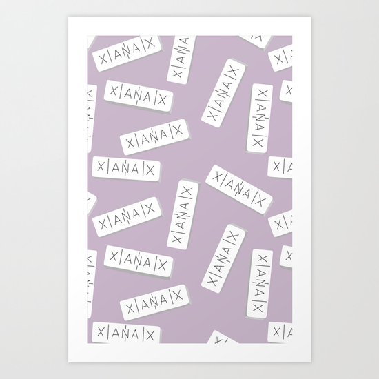 Xanax Art Print