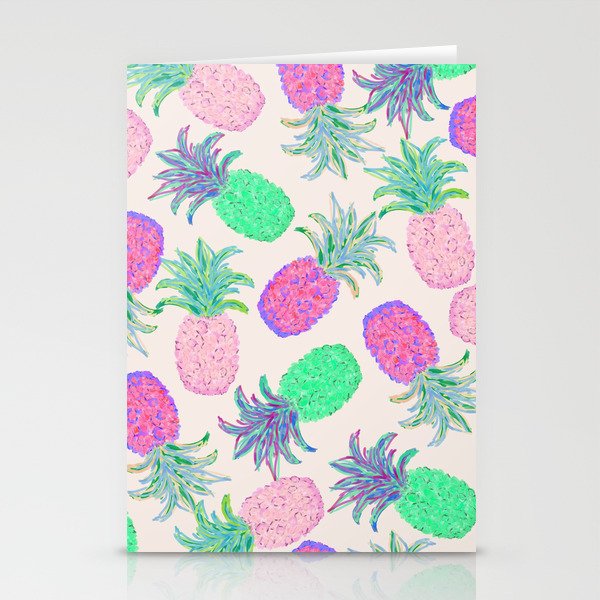 Pineapple Pandemonium Pink Punch Stationery Cards