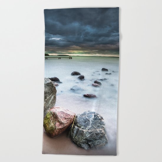 Dead on arrival Beach Towel