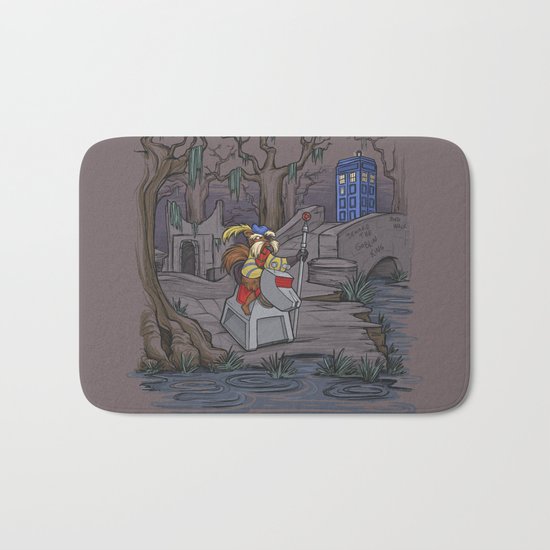 WHO Shall Not Pass Bath Mat