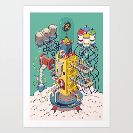 Rasti / Industria Argentina Art Print