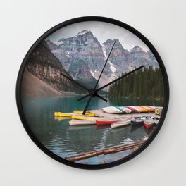 Lake Moraine Wall Clock