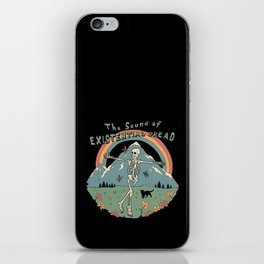 The Sound of Existential Dread iPhone Skin