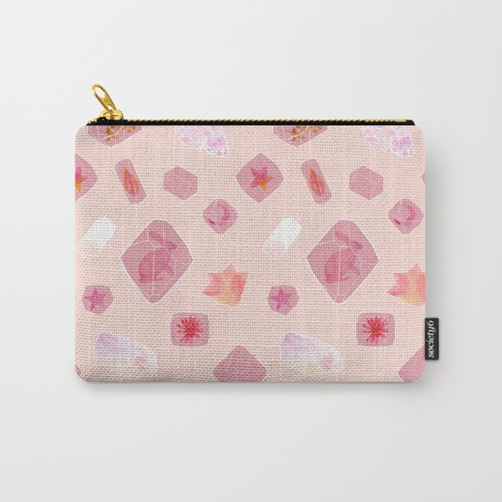 Gems: Pink Carry-All Pouch