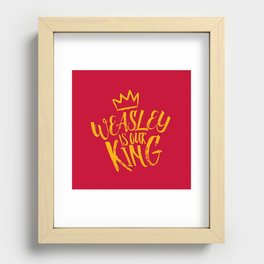 Weasley is our king Recessed Framed Print