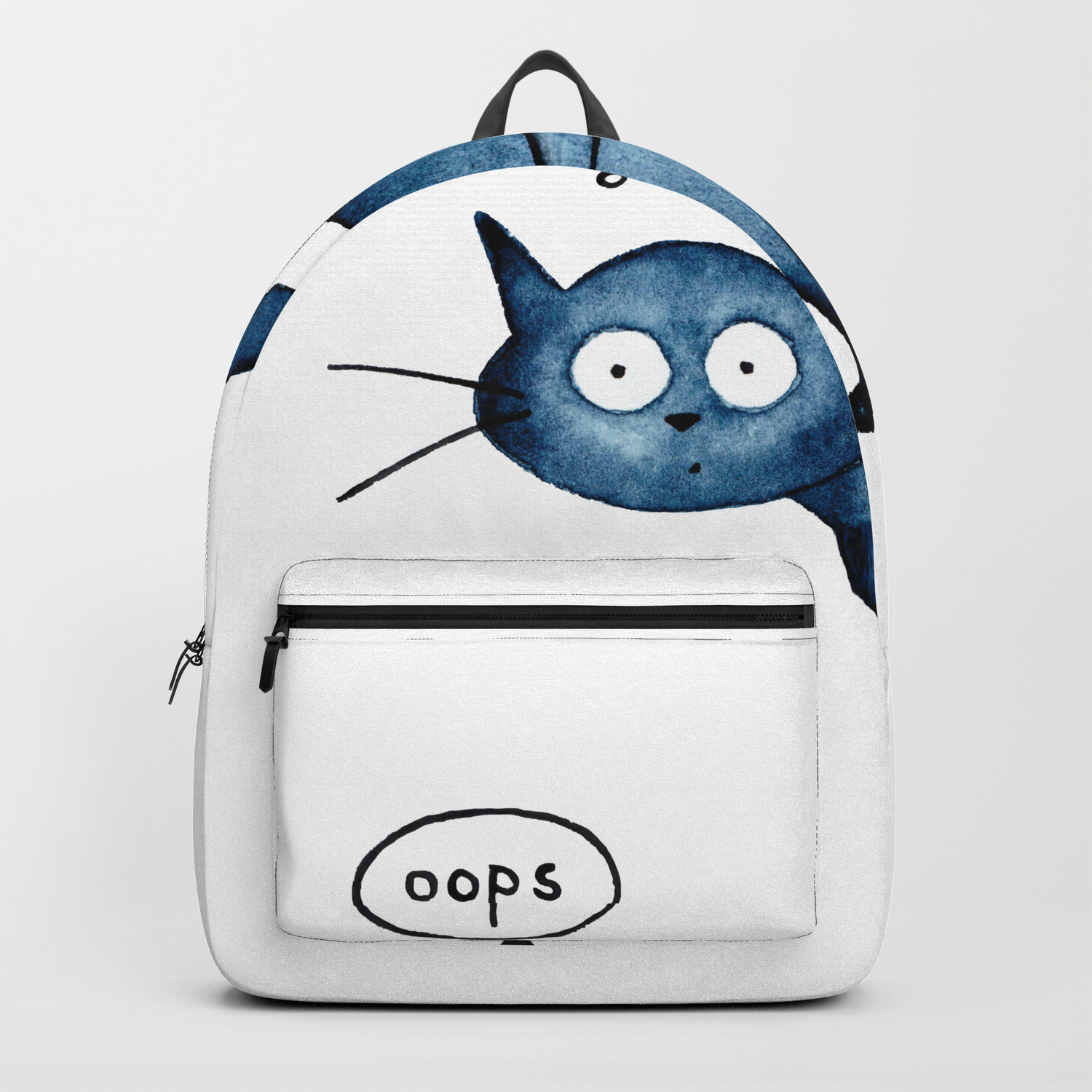 blue cat backpack