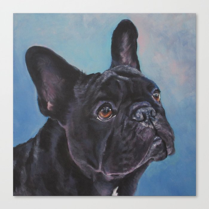 French Bulldog Dog Portrait Art From An Original Painting By L A