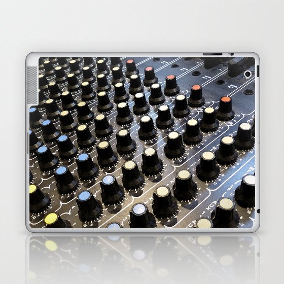 Mixer Sound House Music Pattern Laptop & iPad Skin