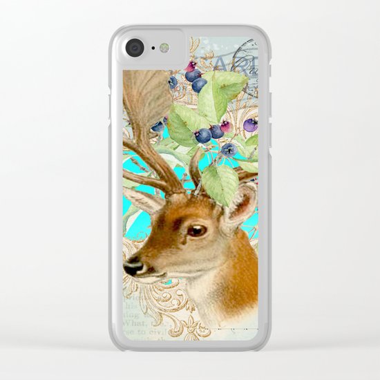Winter animal #11 Clear iPhone Case