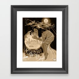 Merry and Bright Framed Art Print