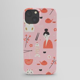Dreaming of Japan Pattern iPhone Case