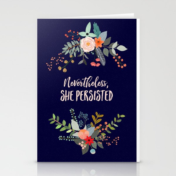 Nevertheless, She Persisted Stationery Cards
