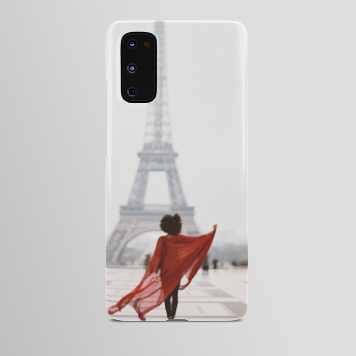 Red in Paris Android Case