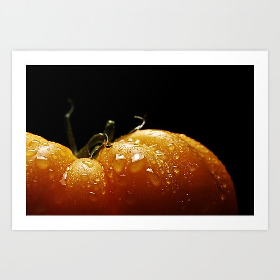 yellowed tomato Art Print