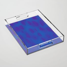 Purple Print Acrylic Tray