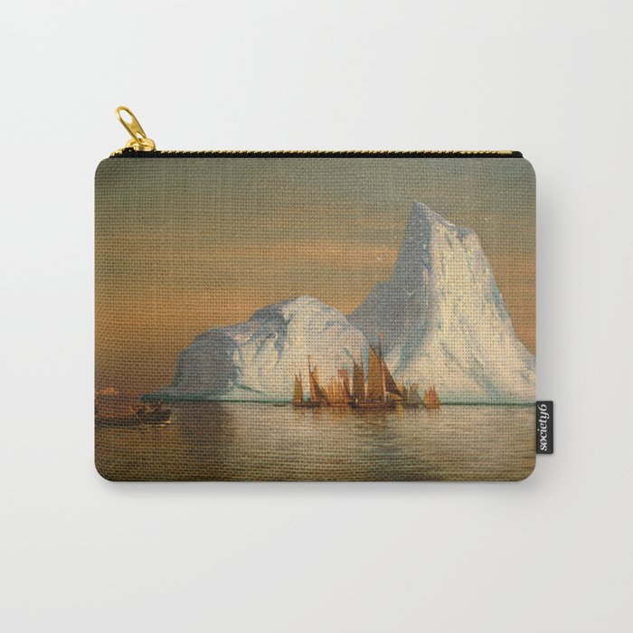 Fishing Fleet off Labrador by William Bradford Carry-All Pouch