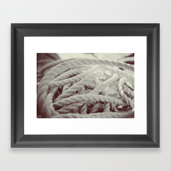 Sailing Rope Framed Art Print