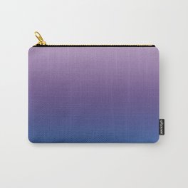 Ultra Violet Blue Lilac Ombre Gradient Pattern Carry-All Pouch | Sky Night Space, Color Minimalist, Sunset Dusk Calm, Pantone 2018 2019, Graphicdesign Art, Abstract Painting, Trendy Trend Trends, Ultra Violet Lilac, Blue Simplicity Cute, Solidcolor Solid 