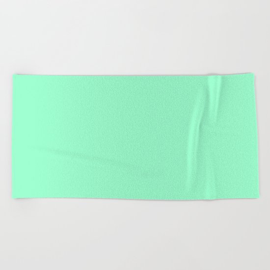 Mint Meringue Beach Towel