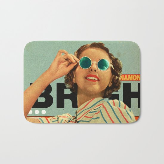 Bright Cinnamon Bath Mat