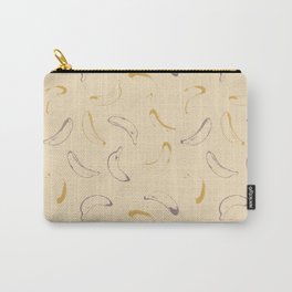 Go bananas! Bananas seamless pattern design with vintage colors style Carry-All Pouch