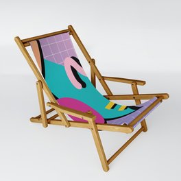 Memphis Pattern 10 - 90s - Retro Sling Chair