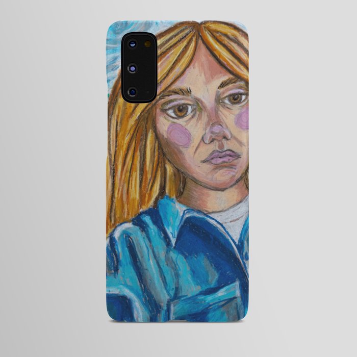 Windy Mindy - Woman in Nature with all the Blue Skies Android Case