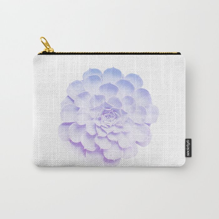 Succulent Botanical - Purple Carry-All Pouch