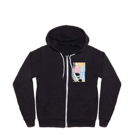 Unpredictability #abstract #painting Zip Hoodie