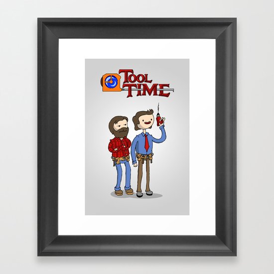 tool time. Framed Art Print