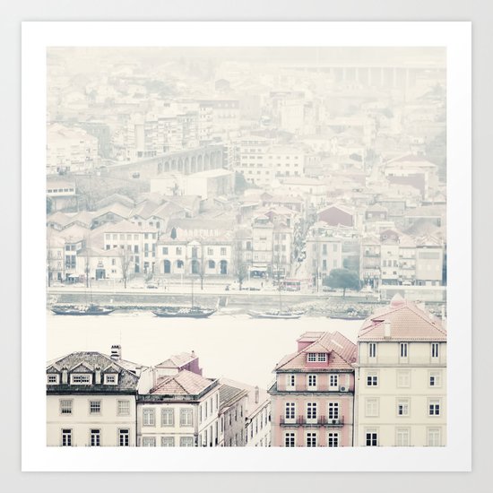 city river Art Print