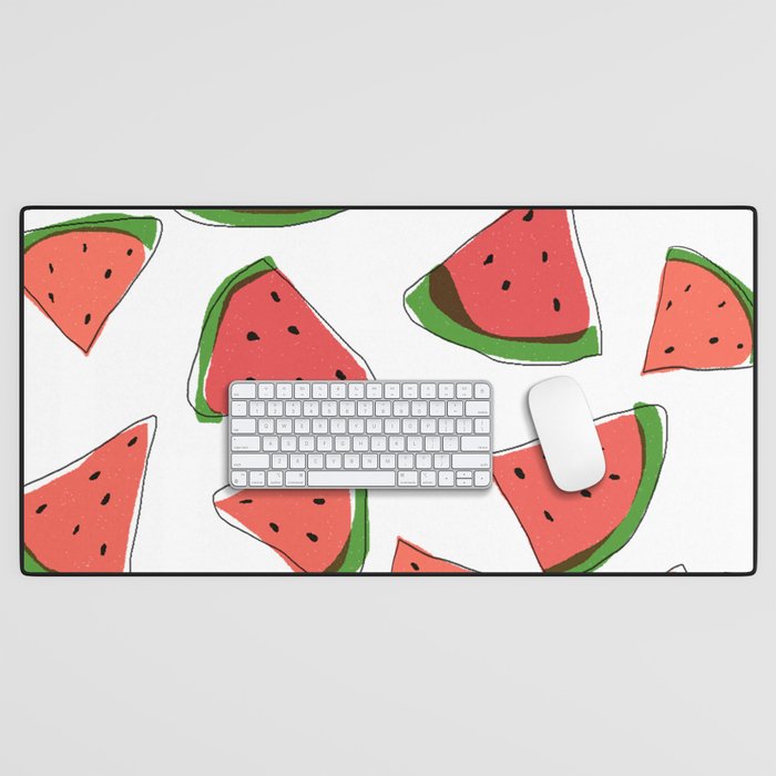 Pink Watermelon Desk Mat