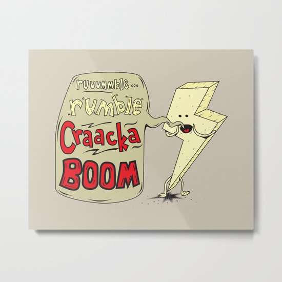 Onomatopoeia Metal Print