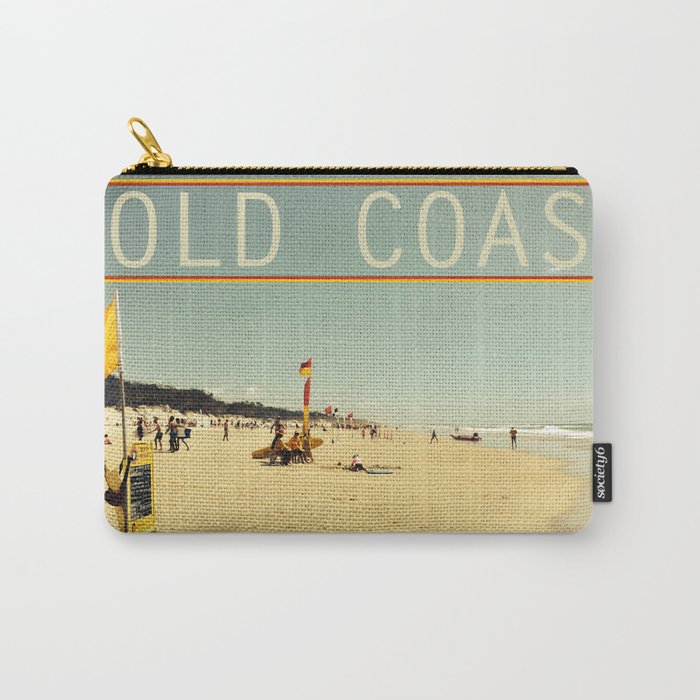 Gold Coast Main Beach retro  Carry-All Pouch