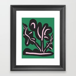 Little Black Plant with Pink Details Modern Still-life Framed Art Print | Matisse, Simplistic, Modernism, Henri Matisse, Contemporary, Strange, Drawing, Curated, Minimalism, Organic 