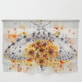 The Butterfly Yellow Flower Wall Hanging