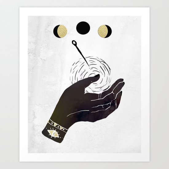 By The Pricking Of My Thumbs Art Print